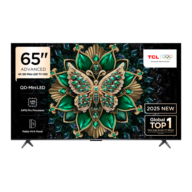 SMART TV TCL 65 65C6K GOOGLE TV MINI QLED 4K HDR FRAMELESS