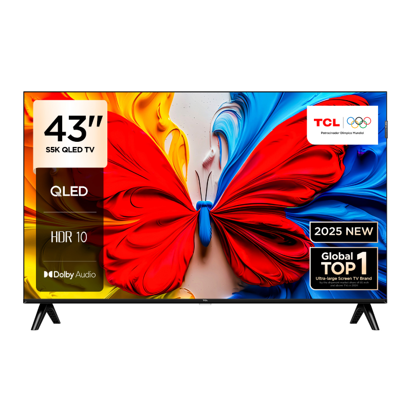 SMART TV TCL 43 43S5K GOOGLE TV QLED FRAMELESS